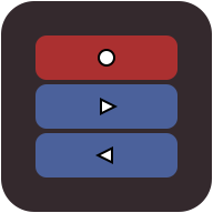 Record Play Reverse icon