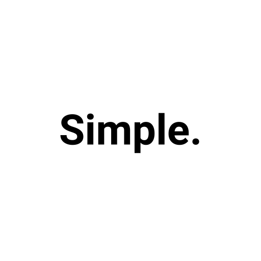 Simple. icon